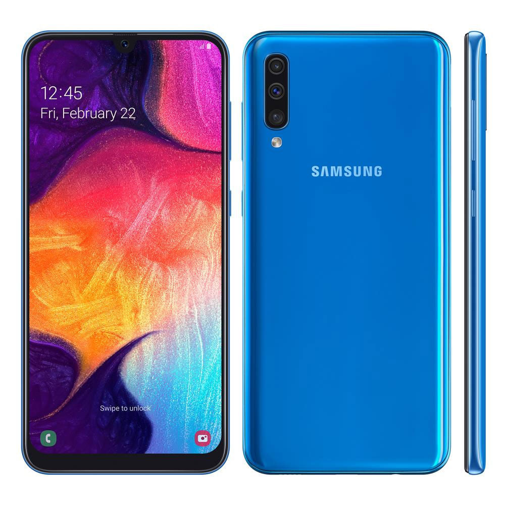 Smartphone Samsung A505 Galaxy A50 Azul 128GB - 2018-WebFones