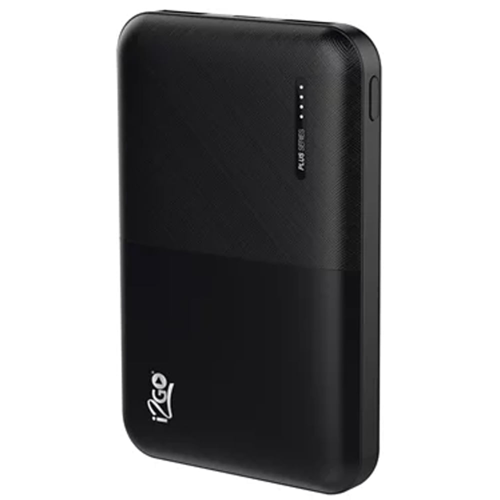 Carregador Portátil I2GO I2GBAT007 5000mAh Plus Series Preto Menor preço em Carregador Portátil I2GO I2GBAT007 5000mAh Plus Series Preto