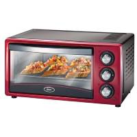 Forno elétrico vermelho da marca Oster com 15 litros de capacidade Forno elétrico vermelho da marca Oster com 15 litros de capacidade
