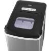 Máquina que faz gelo em cubos na cor cinza e preta. Máquina que faz gelo em cubos na cor cinza e preta.