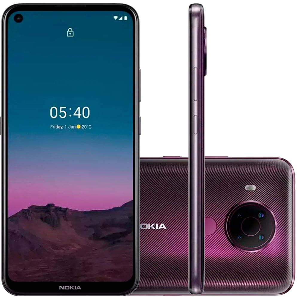 Smartphone Nokia 5.4 NK025 4GB Tela de 6,3" Câmera Traseira 48MP 128GB Roxo Menor preço em Smartphone Nokia 5.4 NK025 4GB Tela de 6,3" Câmera Traseira 48MP 128GB Roxo