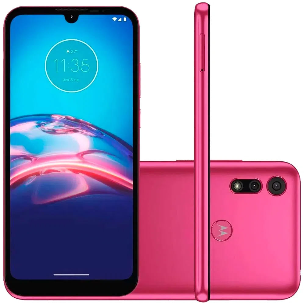Smartphone Motorola E6i 32GB 4G Wi-Fi Tela 6.1" 2GB RAM Câmera Dupla + Selfie 5MP Pink Menor preço em Smartphone Motorola E6i 32GB 4G Wi-Fi Tela 6.1" 2GB RAM Câmera Dupla + Selfie 5MP Pink