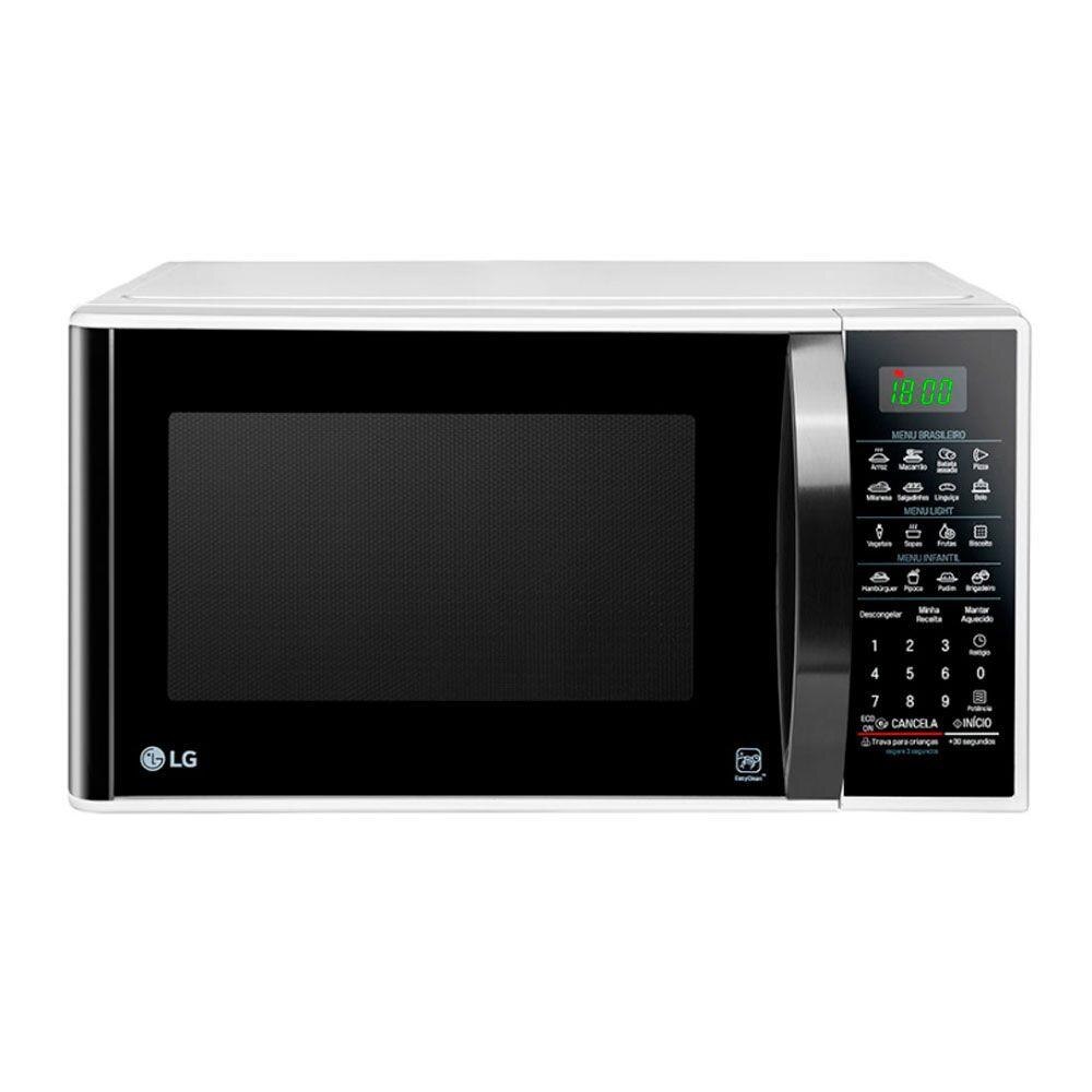 Forno Micro-Ondas LG Solo 30L MS3091BC Branco 220V