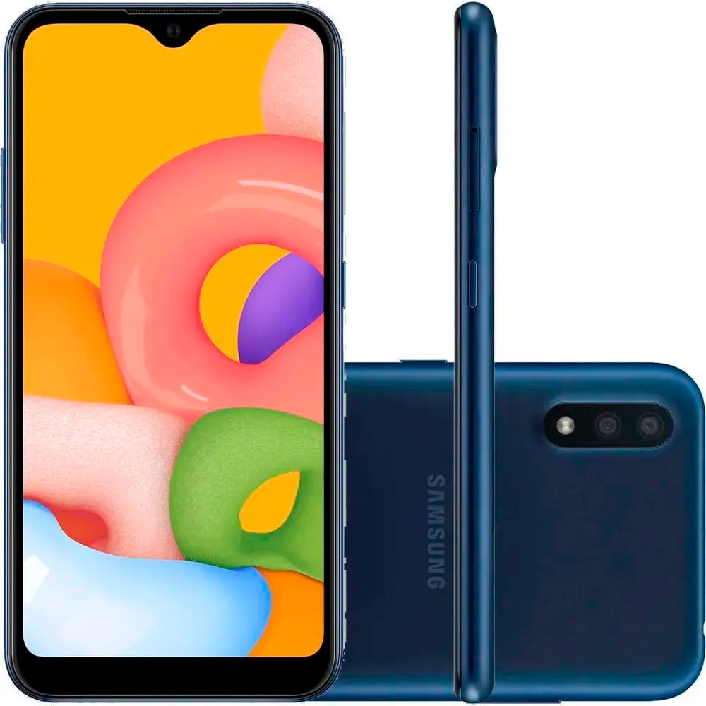 Samsung Galaxy A01 A015m 32gb Azul - Dual Chip