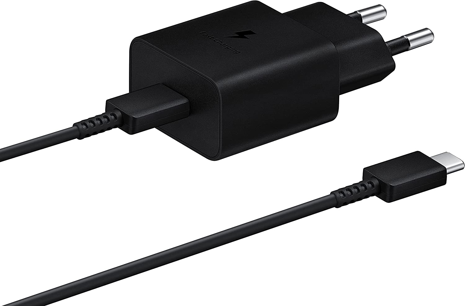 Carregador de Parede Samsung 15W, USB-C, Ultra Rápido, EP-T1510XBPGBR Preto - Imagem 2