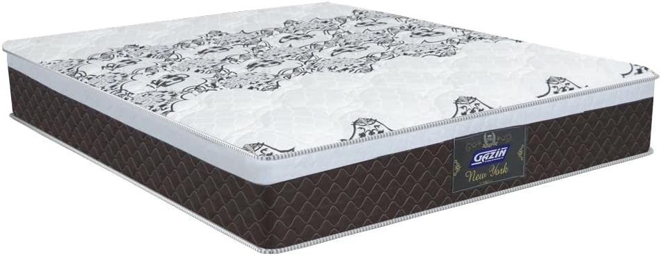 Colchão Casal Gazin de Espuma New York com Molas Ensacadas D28 138x188x26cm Marrom