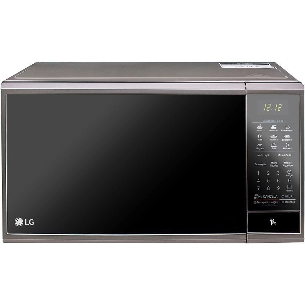 Forno Micro-ondas LG Solo 30L MS3095LR Prata Nobre 127V Menor preço em Forno Micro-ondas LG Solo 30L MS3095LR Prata Nobre 127V