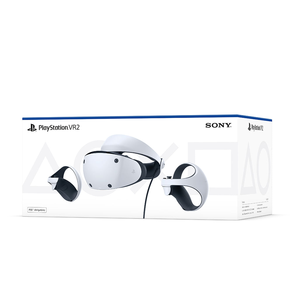 PS5 Headset VR2 Branco e Preto
