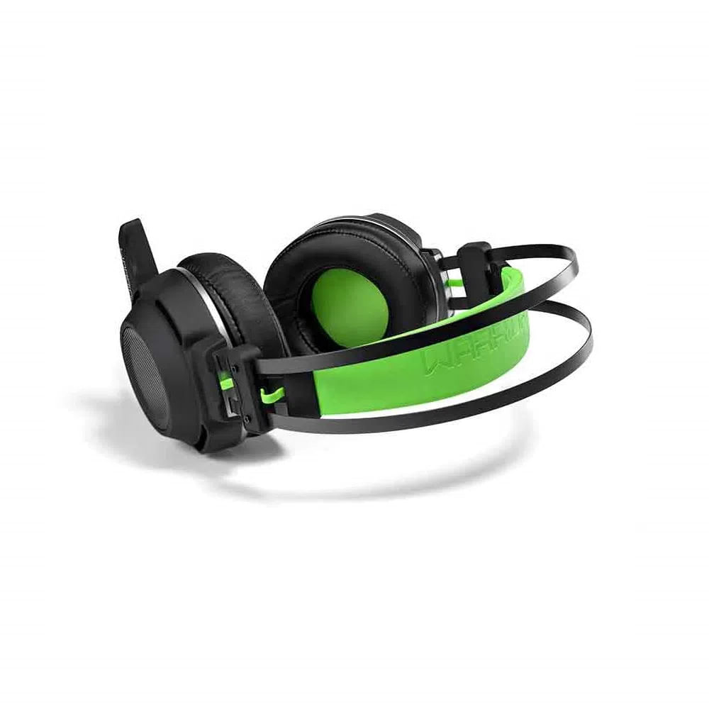 Headset Gamer Multilaser Warrior Swan PH225 Preto e Verde - Imagem 3