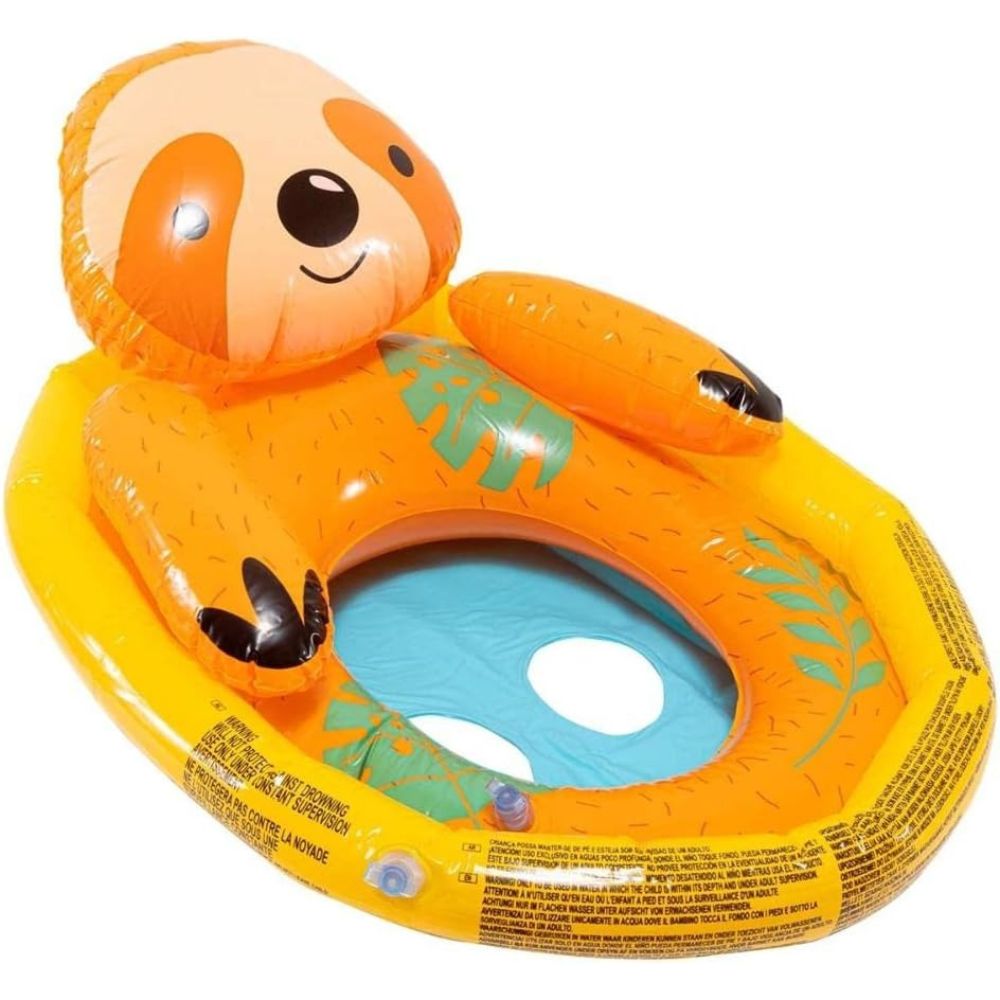 Boia Infantil Bestway de 1 a 3 Anos Formato de Preguiça Marrom - Imagem 3