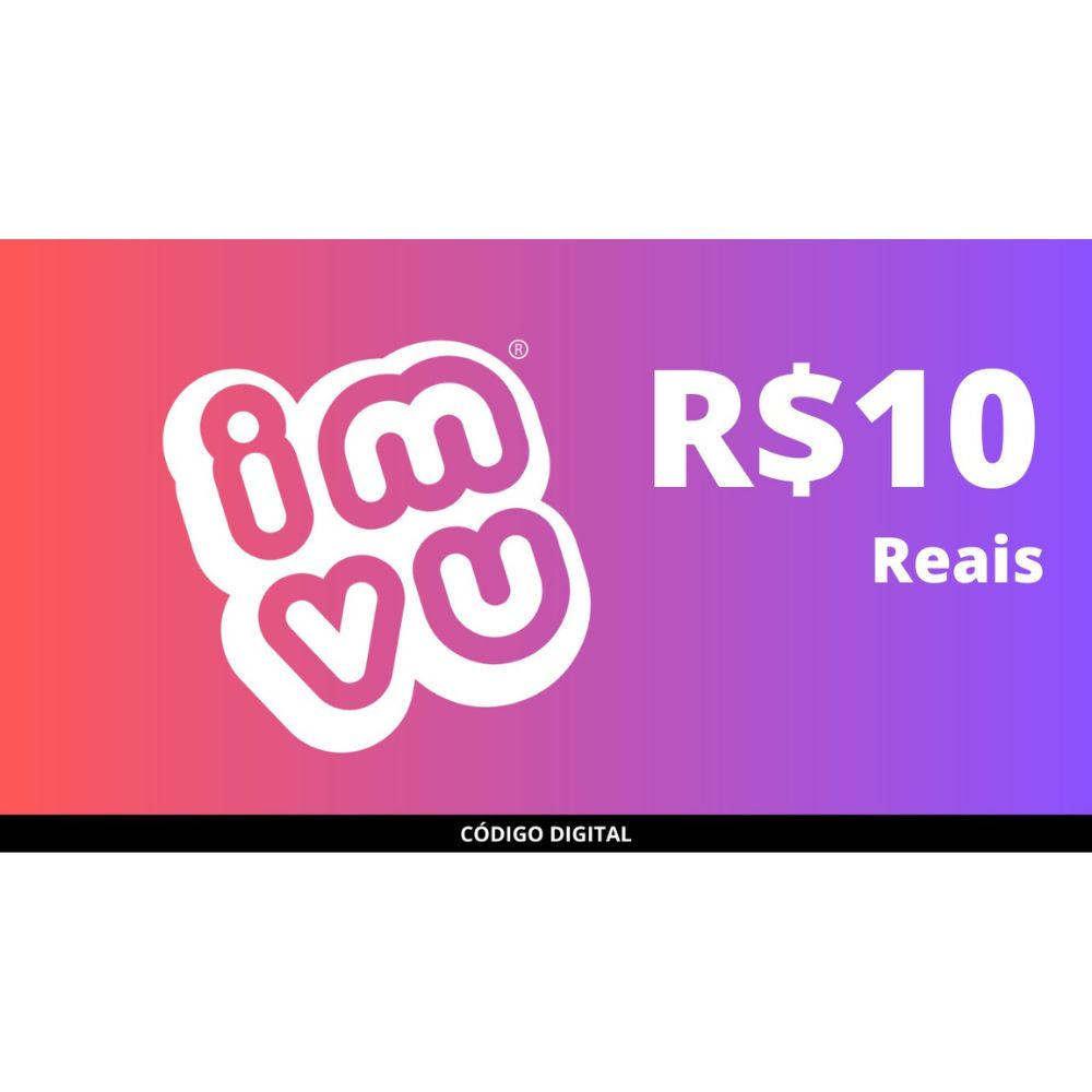 Gift Card Digital Brazil IMVU R$10,00