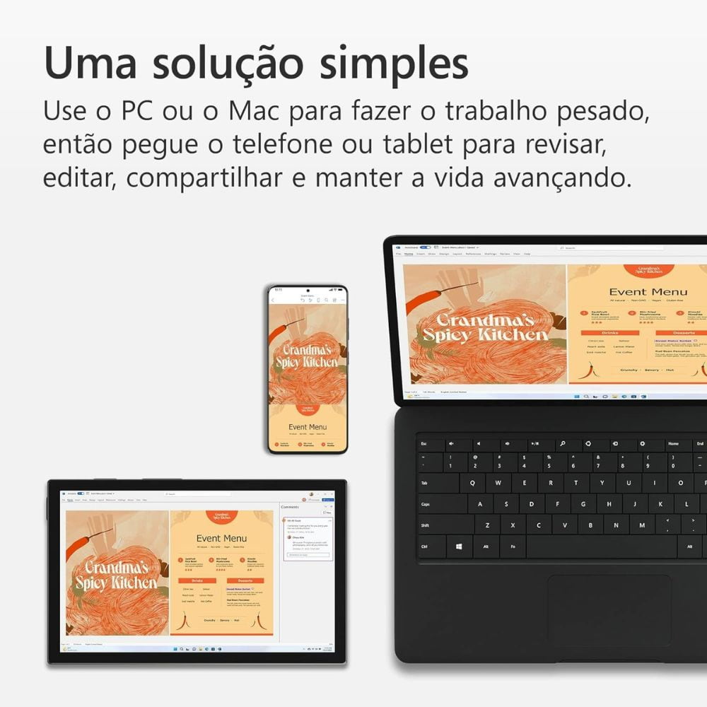 Gift Card Digital Brazil Microsoft 365 Family R$449,00 - Imagem 5