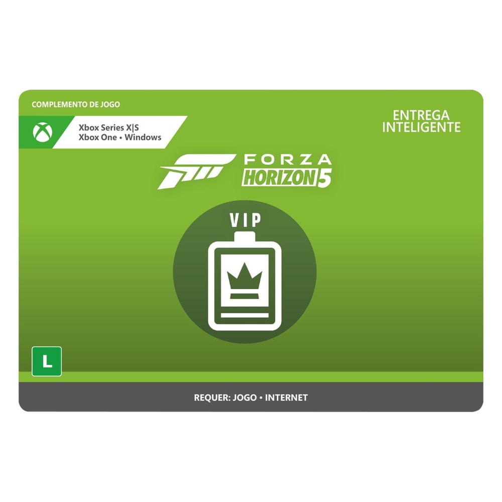 Gift Card Digital Forza Horizon 5 Vip Membership Xbox R$79,00