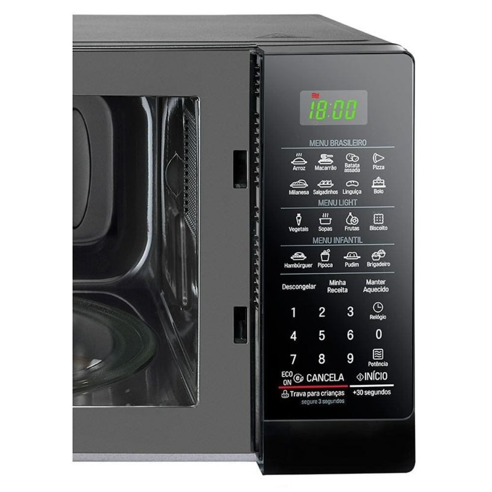 Outlet - Forno Micro-Ondas LG 30L MS3097AR Preto 127V - Imagem 17