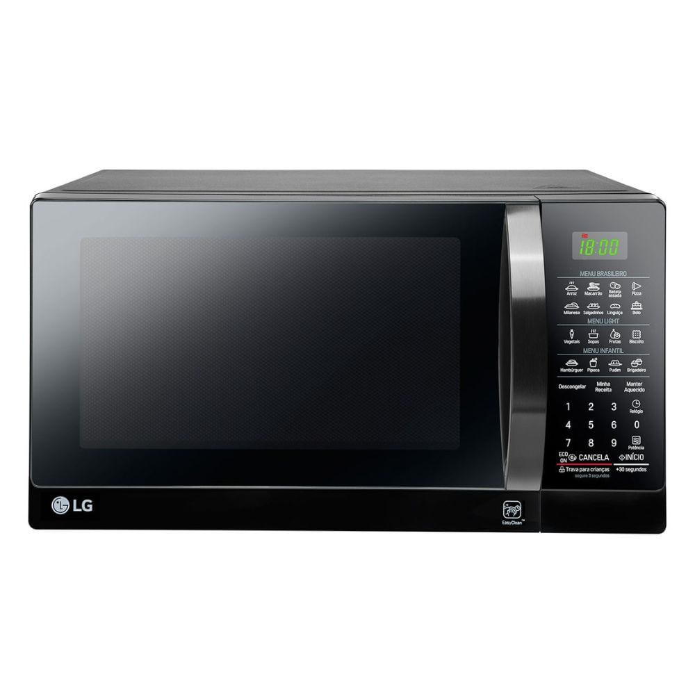 Outlet - Forno Micro-Ondas LG 30L MS3097AR Preto 220V
