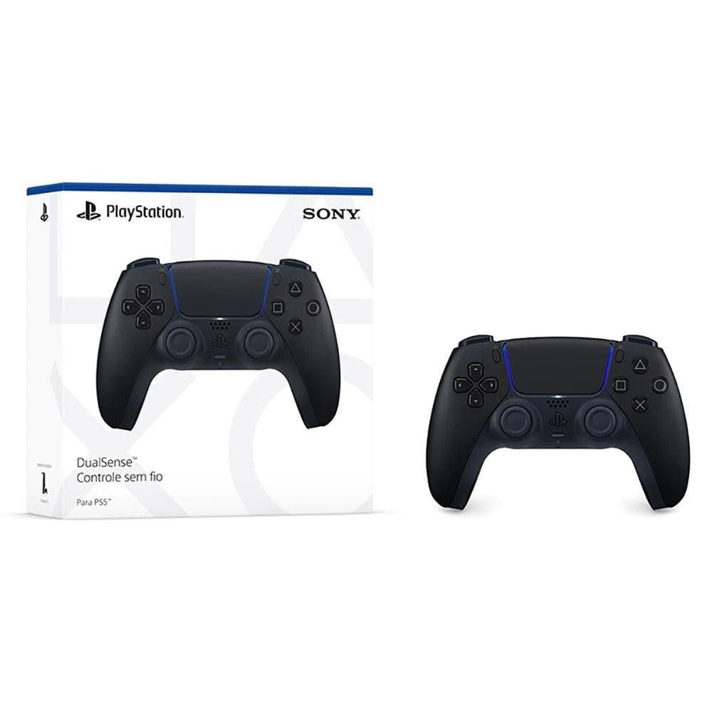 Controle PS5 sem fio DualSense™ Midnight Black Sony - Imagem 5