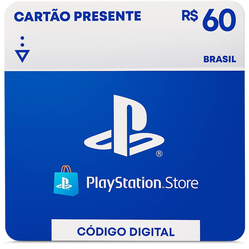 Gift Card Digital Sony Playstation R$60,00