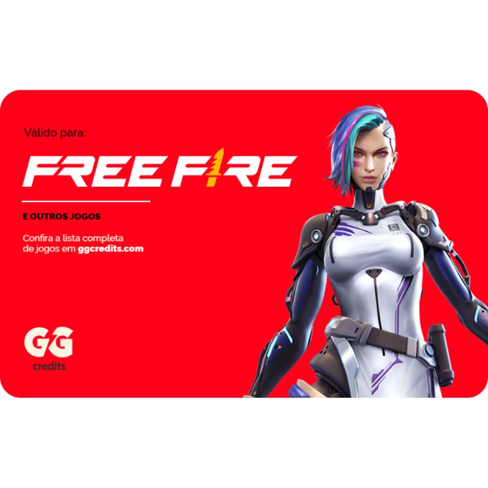 Gift Card Digital Garena Free Fire R$30,00