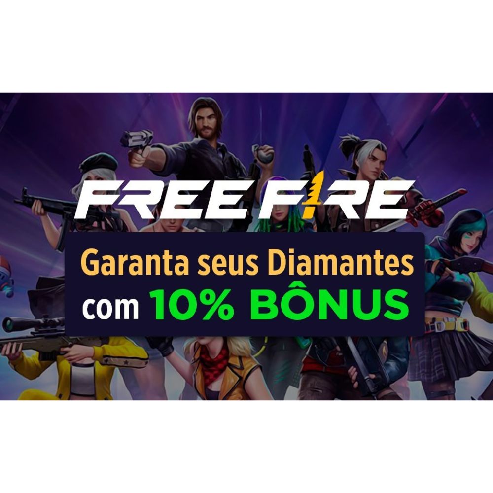 Gift Card Digital Free Fire 310 Diamantes + 10% de Bônus R$13,99