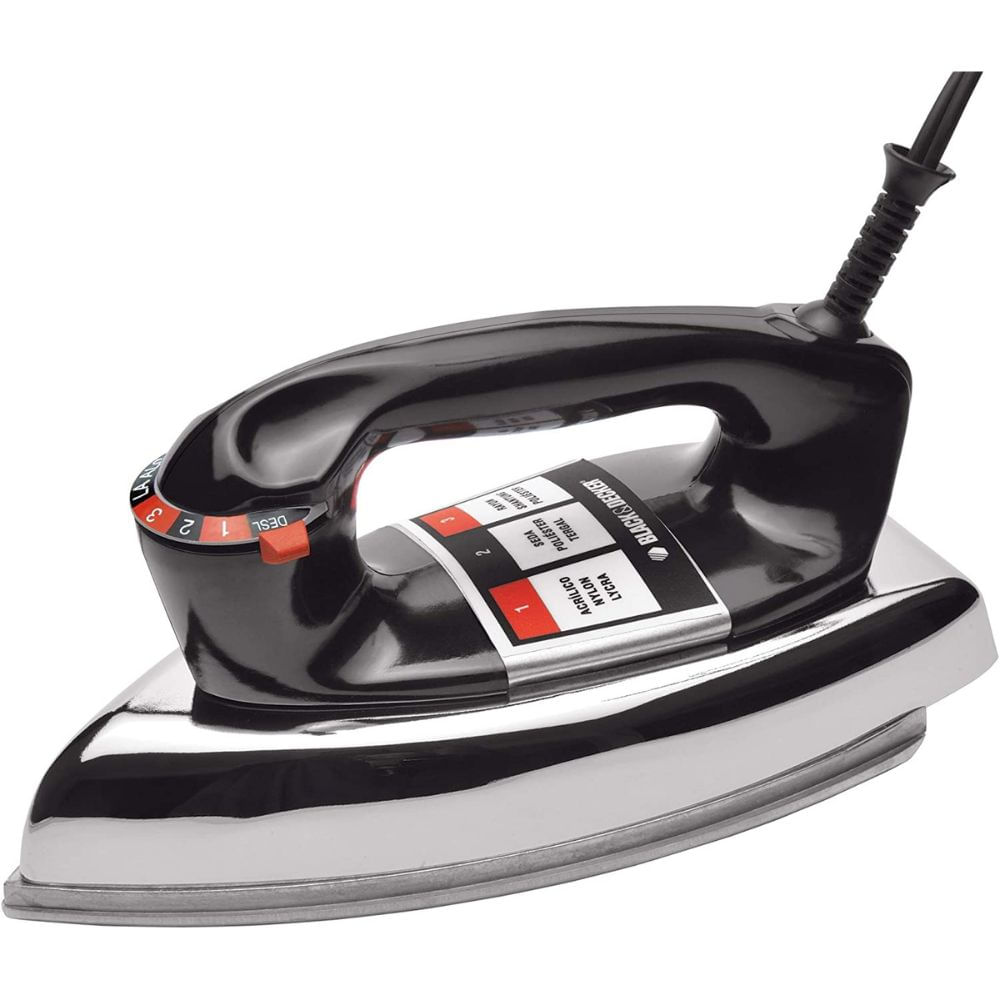 Outlet - Ferro de Passar Black&Decker A Seco VFA1110TM2 Preto 127V