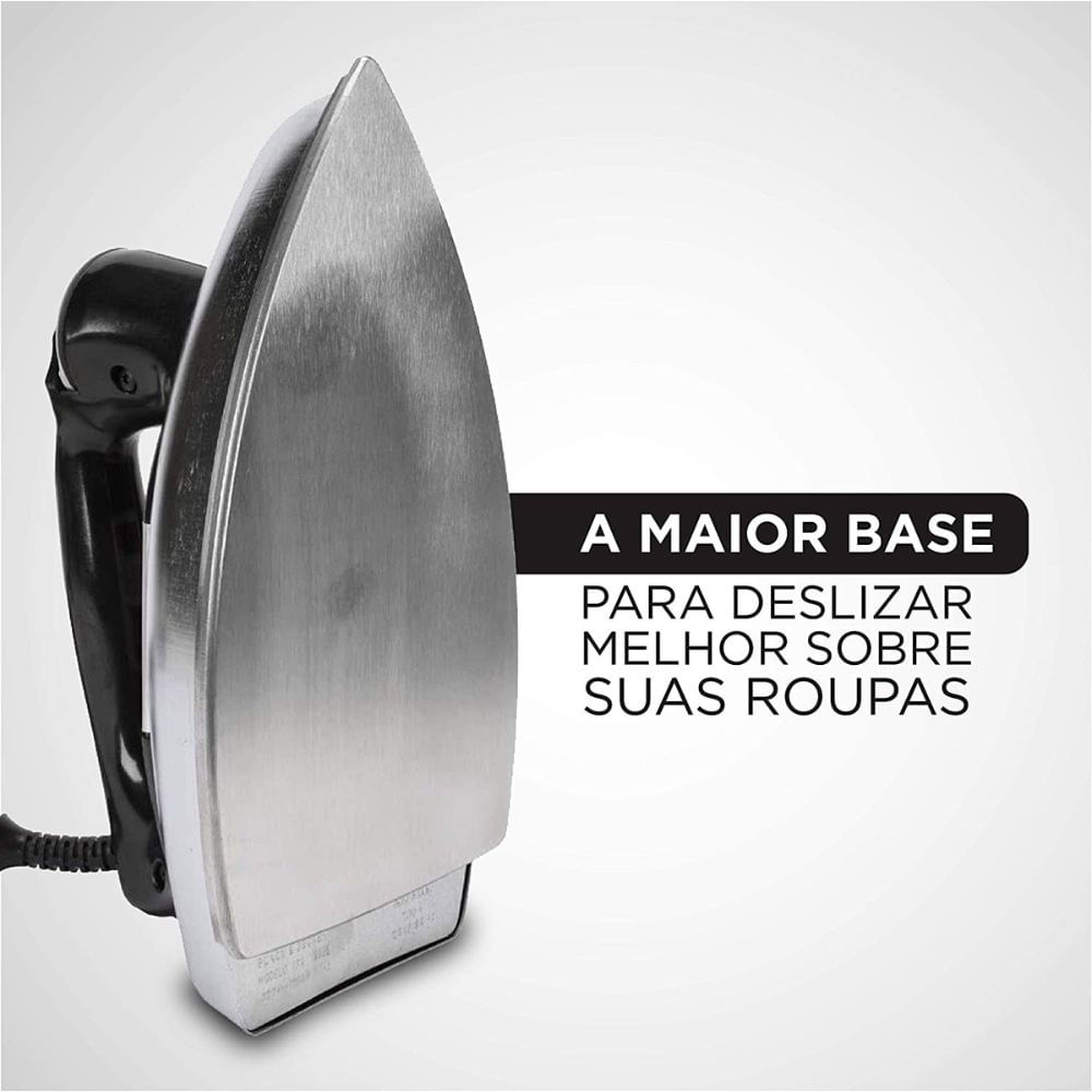 Outlet - Ferro de Passar Black&Decker A Seco VFA1110TM2 Preto 127V - Imagem 5