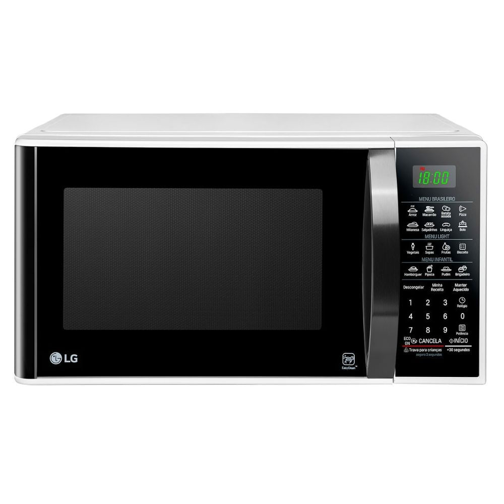 Outlet - Forno Micro-Ondas LG 30L MS3091BC Branco 127V