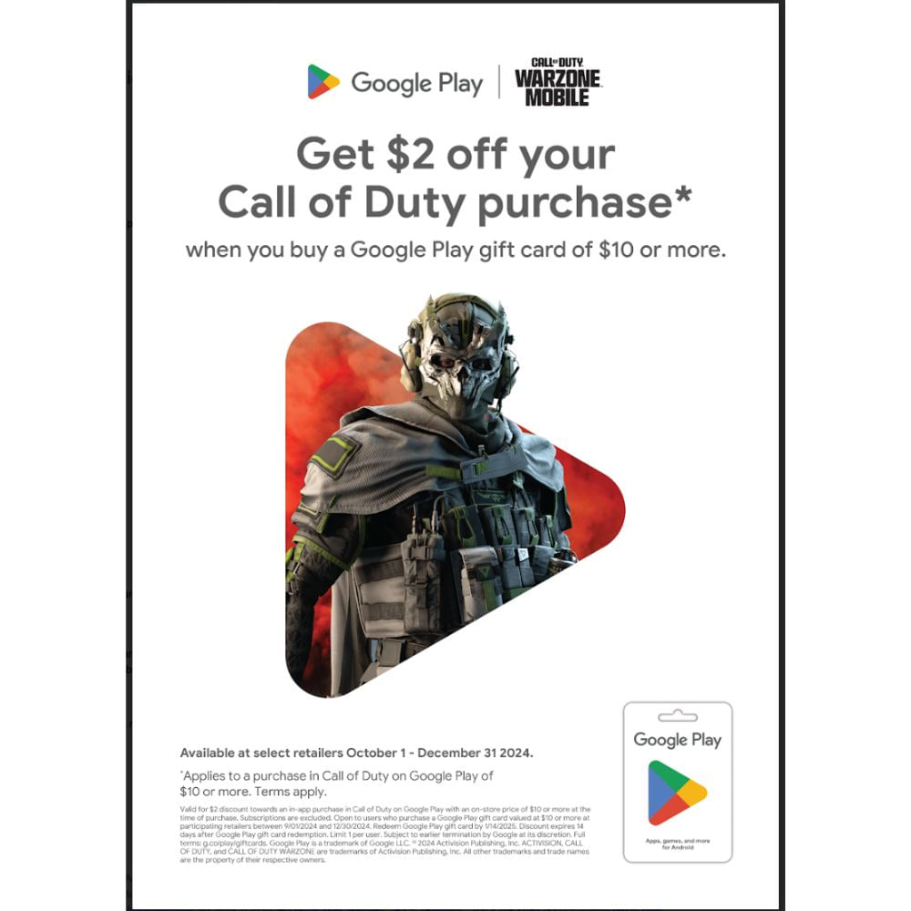 Gift Card Digital Google Play Online Cartão Presente R$15,00
