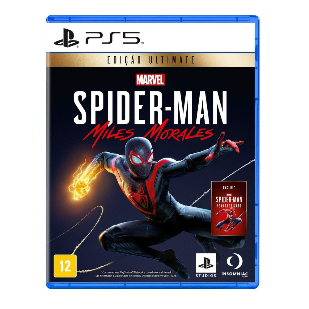 Jogo PS5 Marvel's Spider-Man: Miles Morales Edição Ultimate - Sony