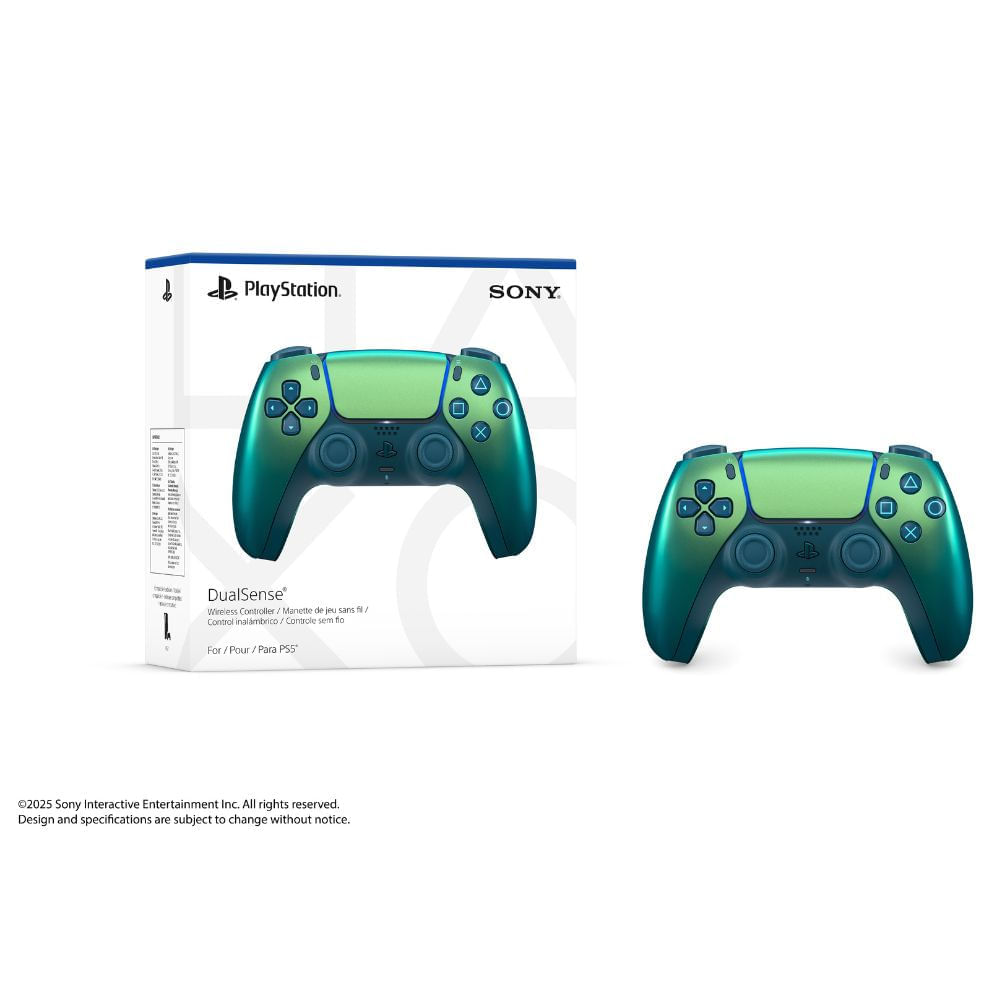 Controle PS5 sem fio DualSense™ Chroma Teal Sony - Imagem 5