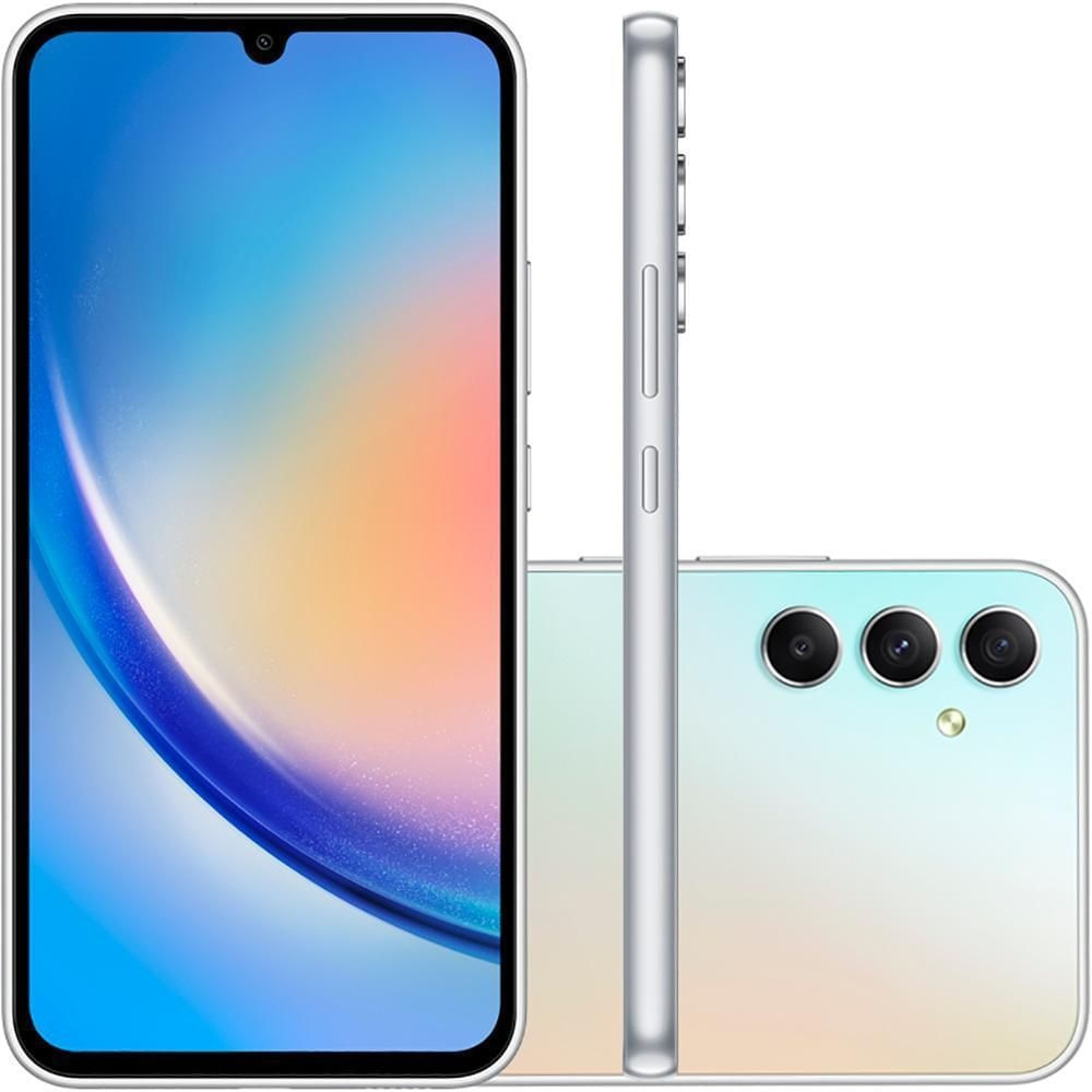 Smartphone Samsung Galaxy A34 5G 256GB 8GB de RAM Prata