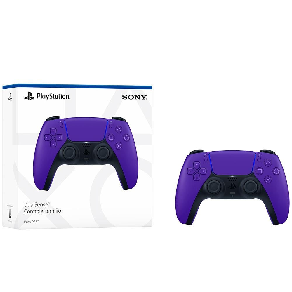Controle PS5 sem fio DualSense Galatic Purple Sony - Imagem 5