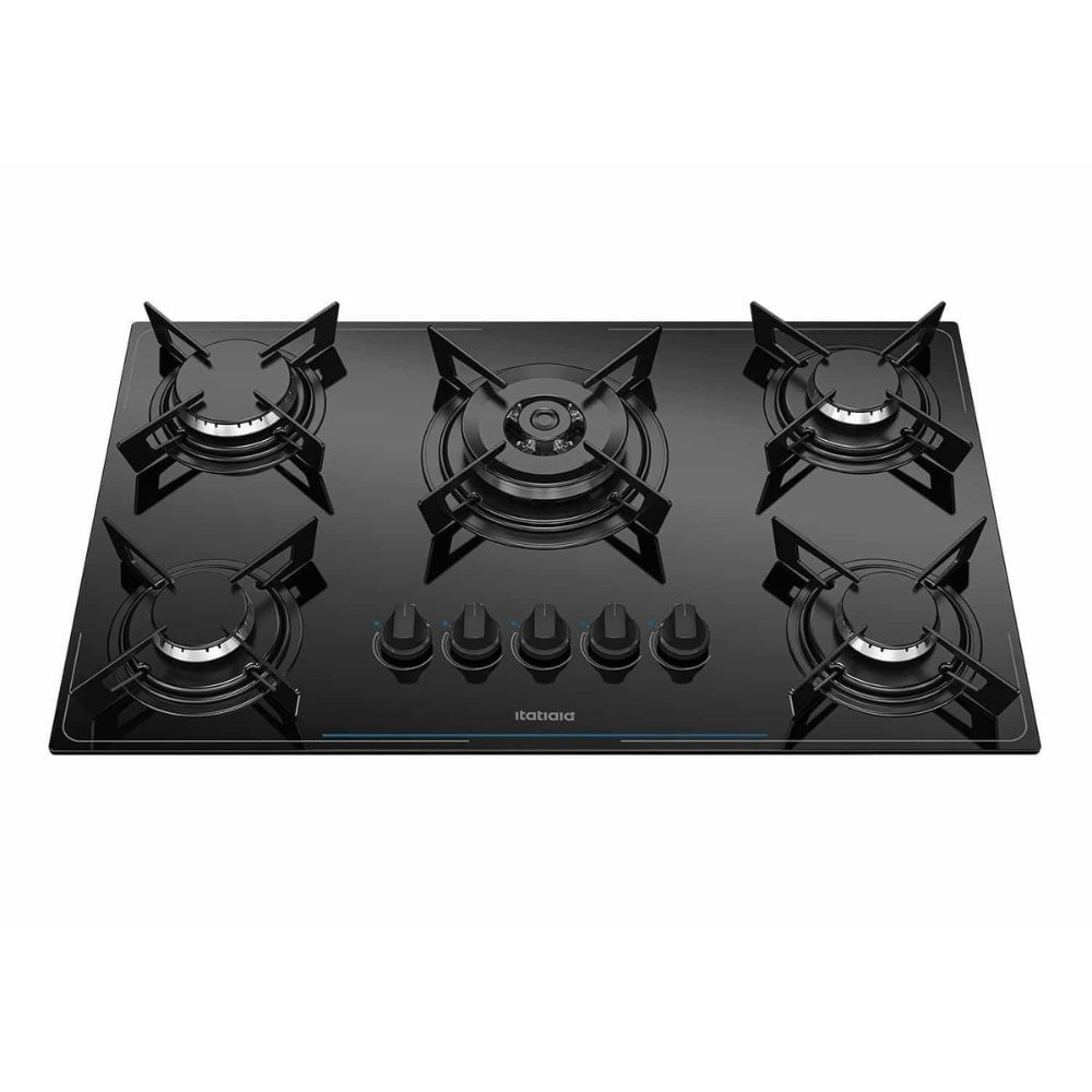 Outlet - Cooktop 5 Bocas Midi Pop Art Itatiaia Tripla Chama Preto Bivolt