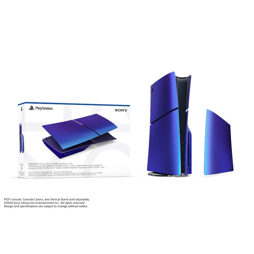 Tampas do Console PS5 Slim Físico Chroma Indigo - Sony - Imagem 7