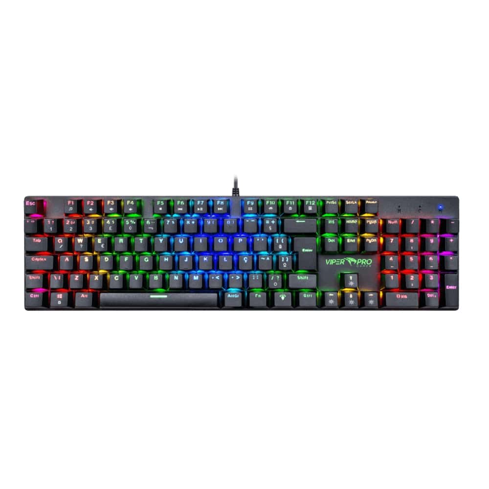 Combo Teclado e Mouse Viper Pro Gamer 418 Mamba Preto - Imagem 3