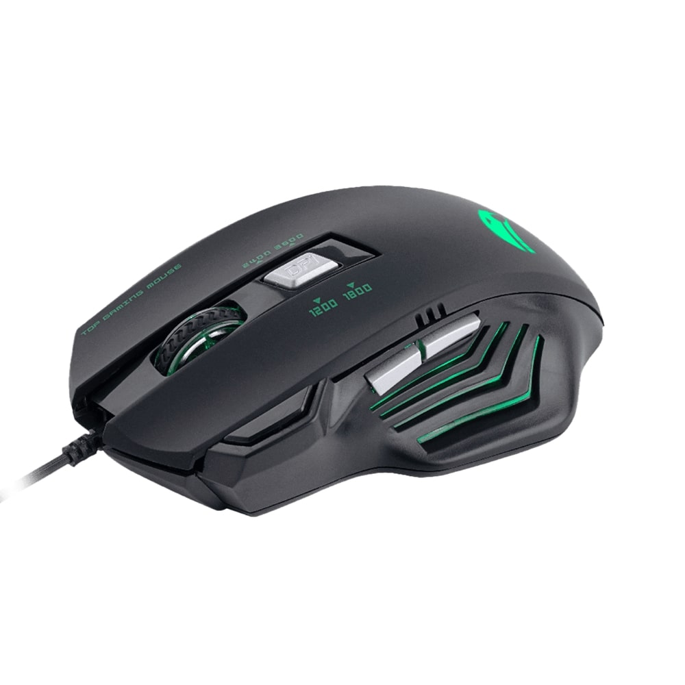 Combo Teclado e Mouse Viper Pro Gamer 420 Python Preto e Verde - Imagem 3