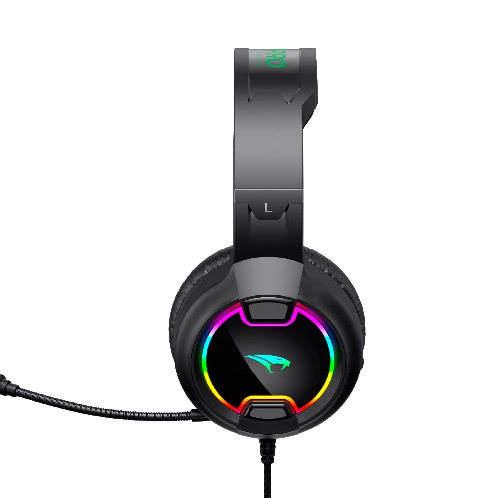 Headset Gamer Viper Pro Mamba 403 RGB USB Preto e Verde - Imagem 3