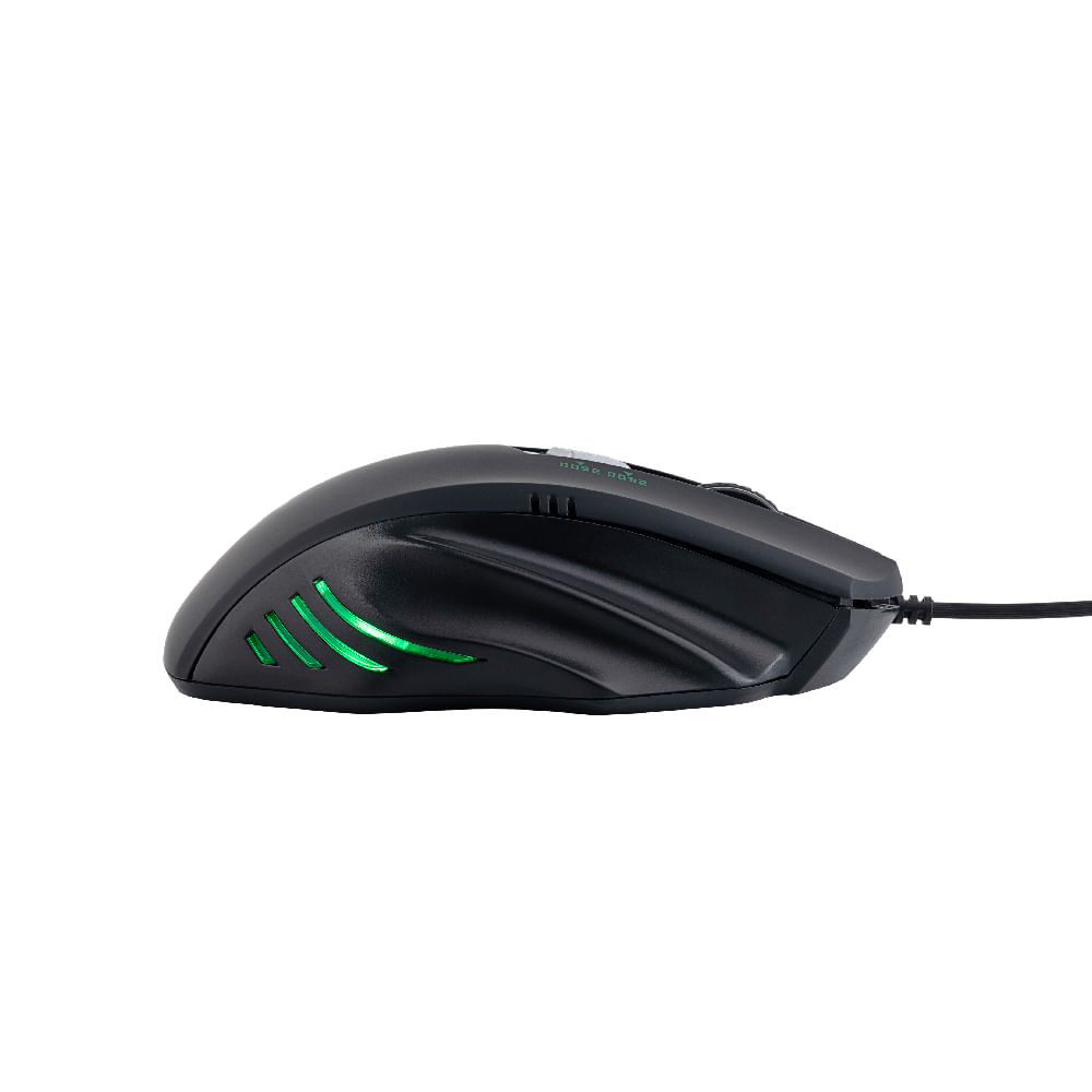 Mouse Gamer Viper Pro Phyton 3600 DPI s USB Preto e Verde - Imagem 2