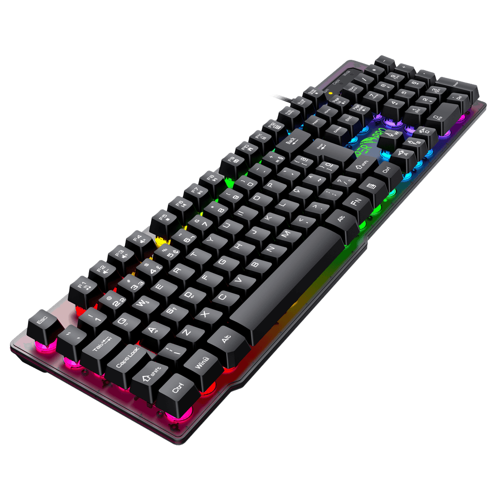Teclado Gamer Viper Pro Semi Mecânico Naja RGB ABNT2 Preto - Imagem 4