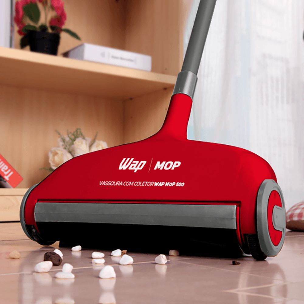 Outlet - Vassoura com Coletor WAP MOP 500 de 0,5L Vermelho - Imagem 15