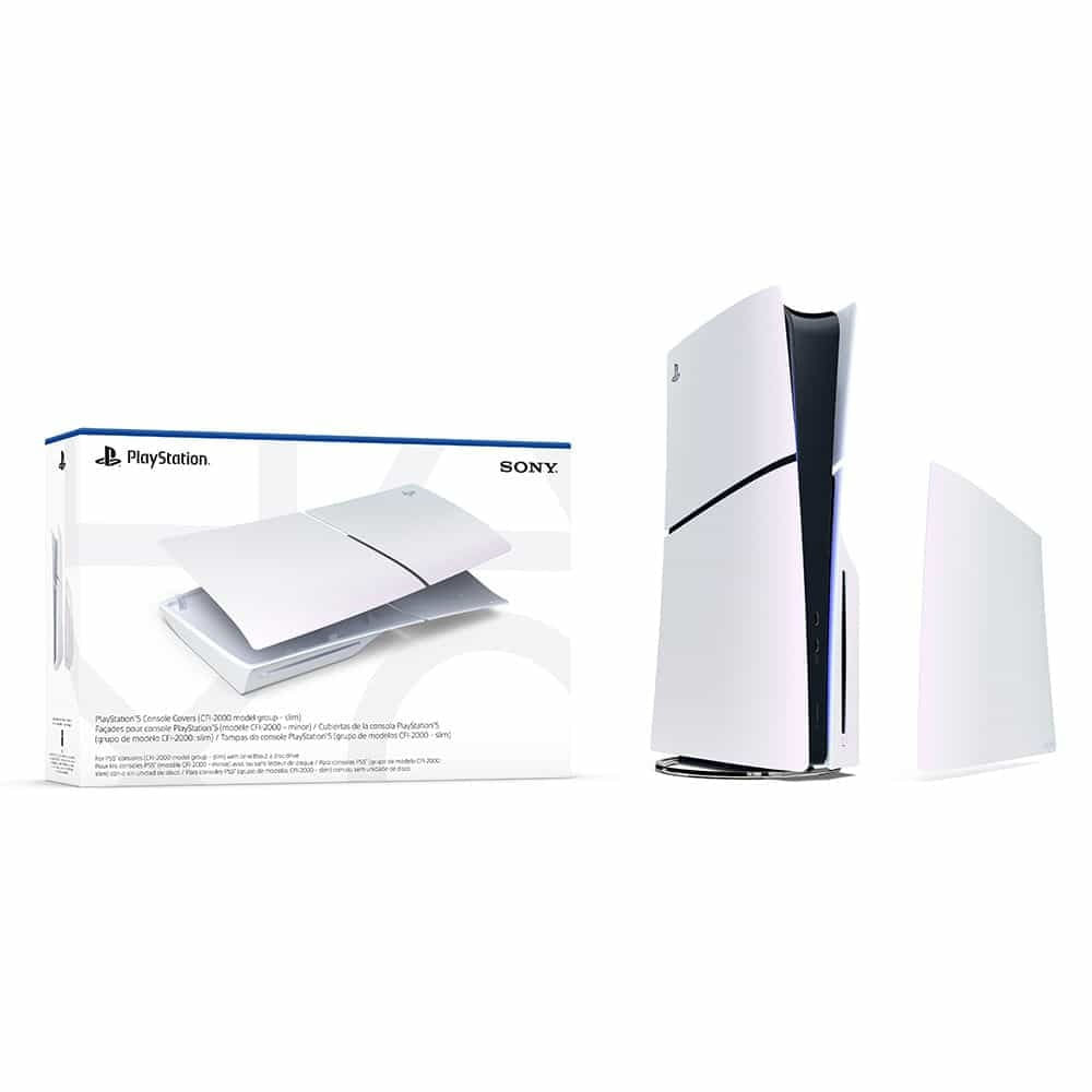 Tampas do Console PS5 Slim Físico Chroma Pearl - Sony
