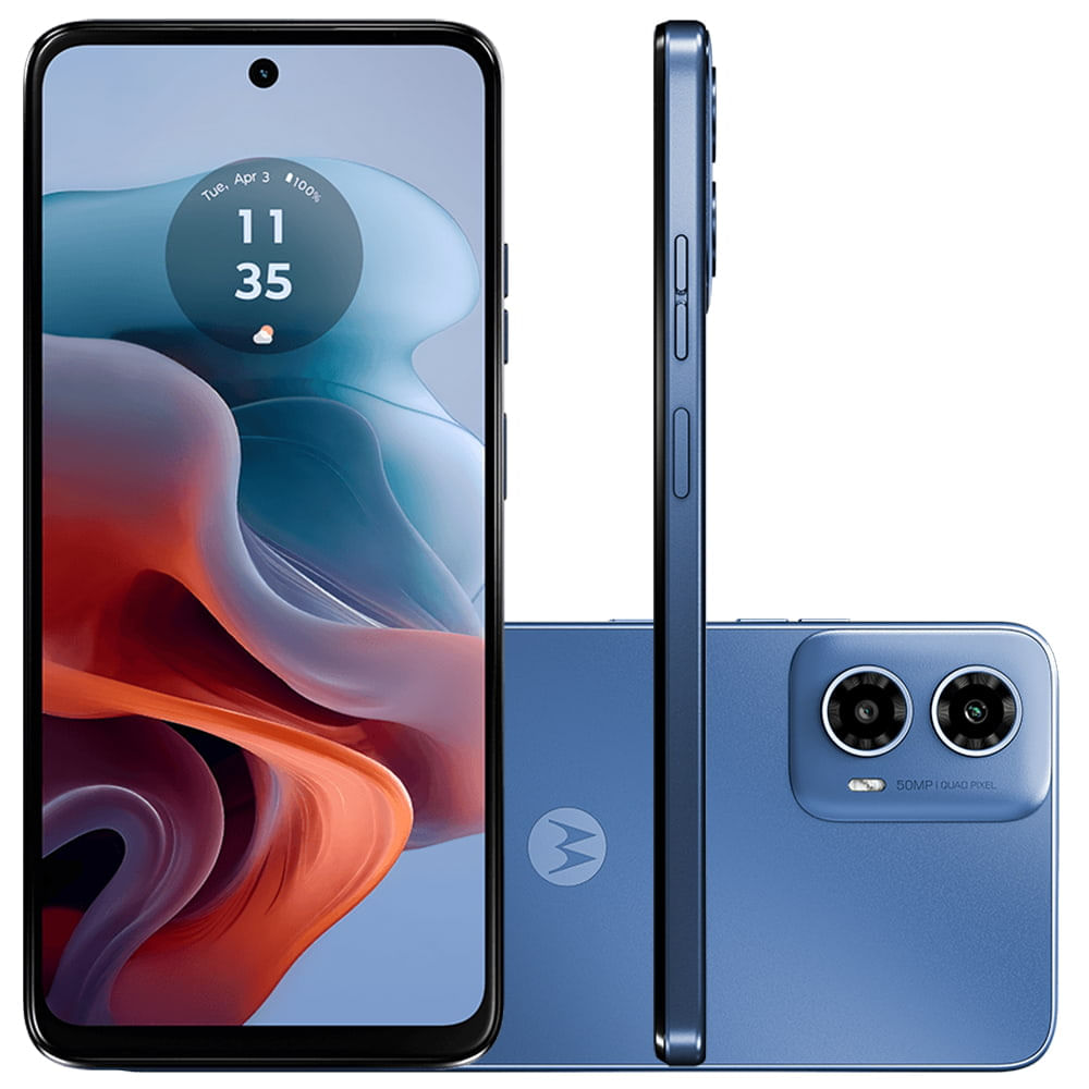 Smartphone Motorola Moto G34 5G 128GB 8GB de RAM Azul