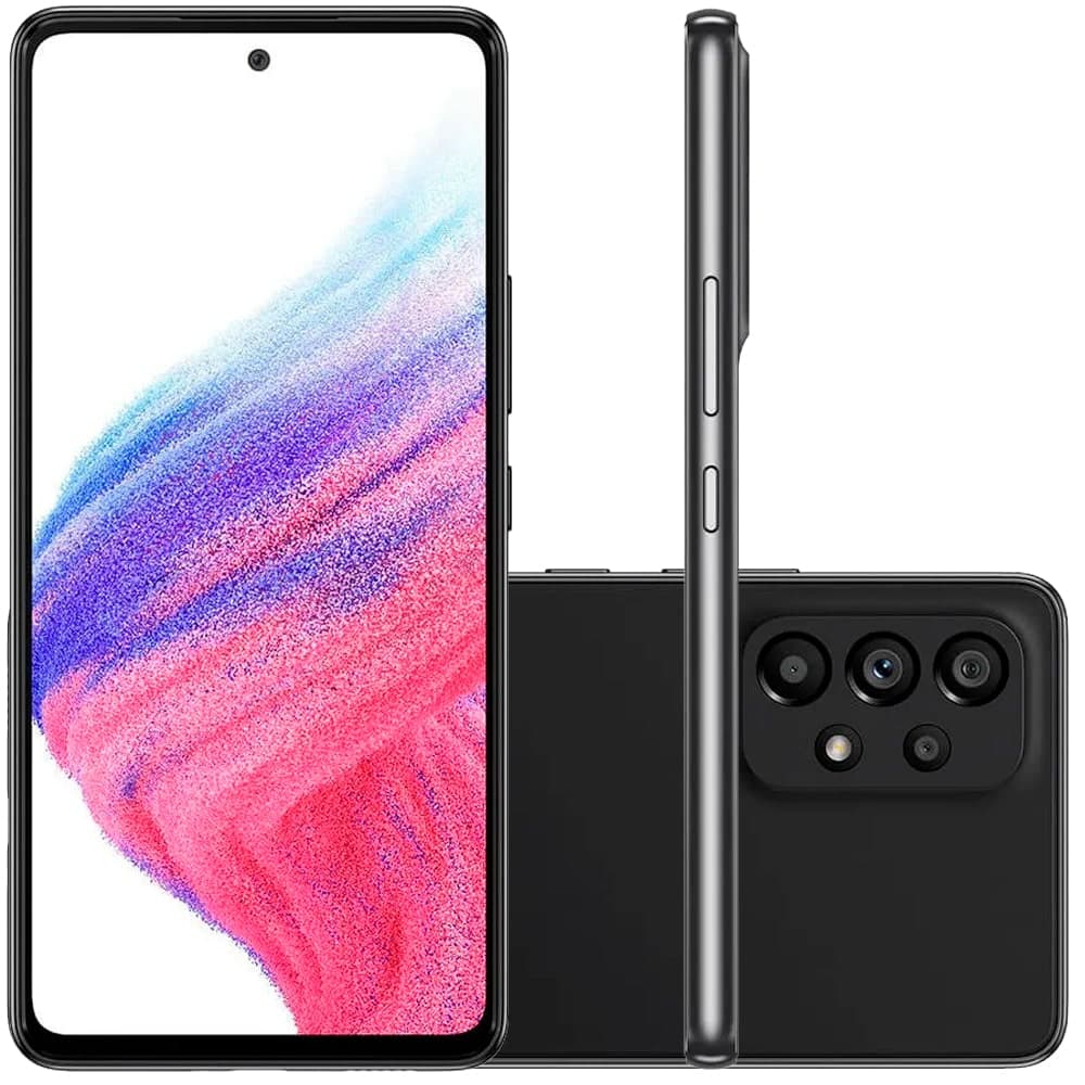 Smartphone Samsung Galaxy A53 5G 128GB 8GB de RAM Preto