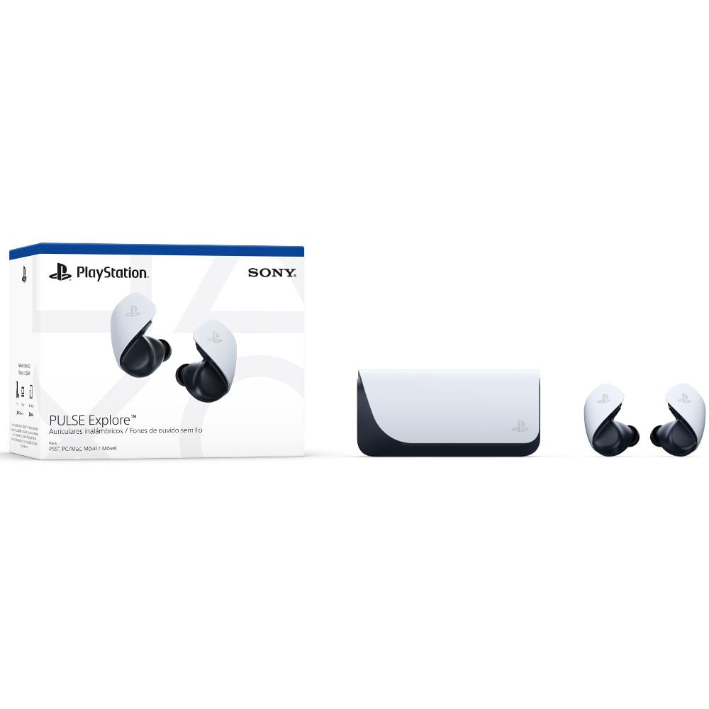 Fone de Ouvido Sem Fio Pulse Explore PS5 Branco - Sony - Imagem 4