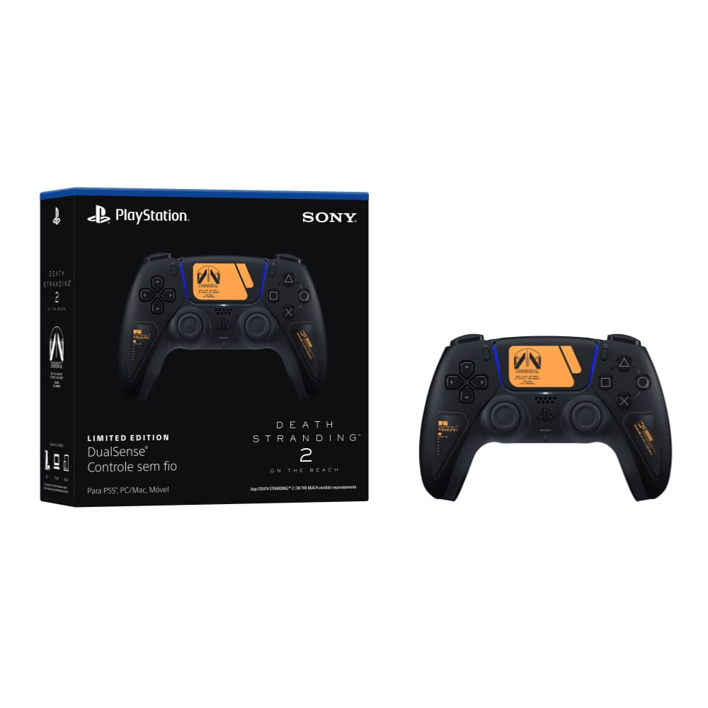 Controle PS5 sem fio DualSense Death Stranding 2: On The Beach Sony - Imagem 6