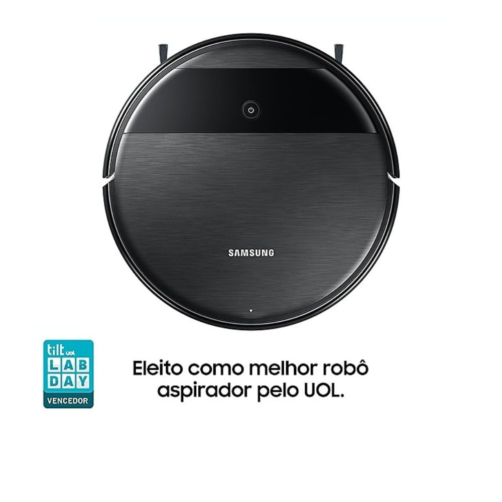 Robô Aspirador Samsung Inteligente VR5000RM 2 em 1 Preto Bivolt - Imagem 4
