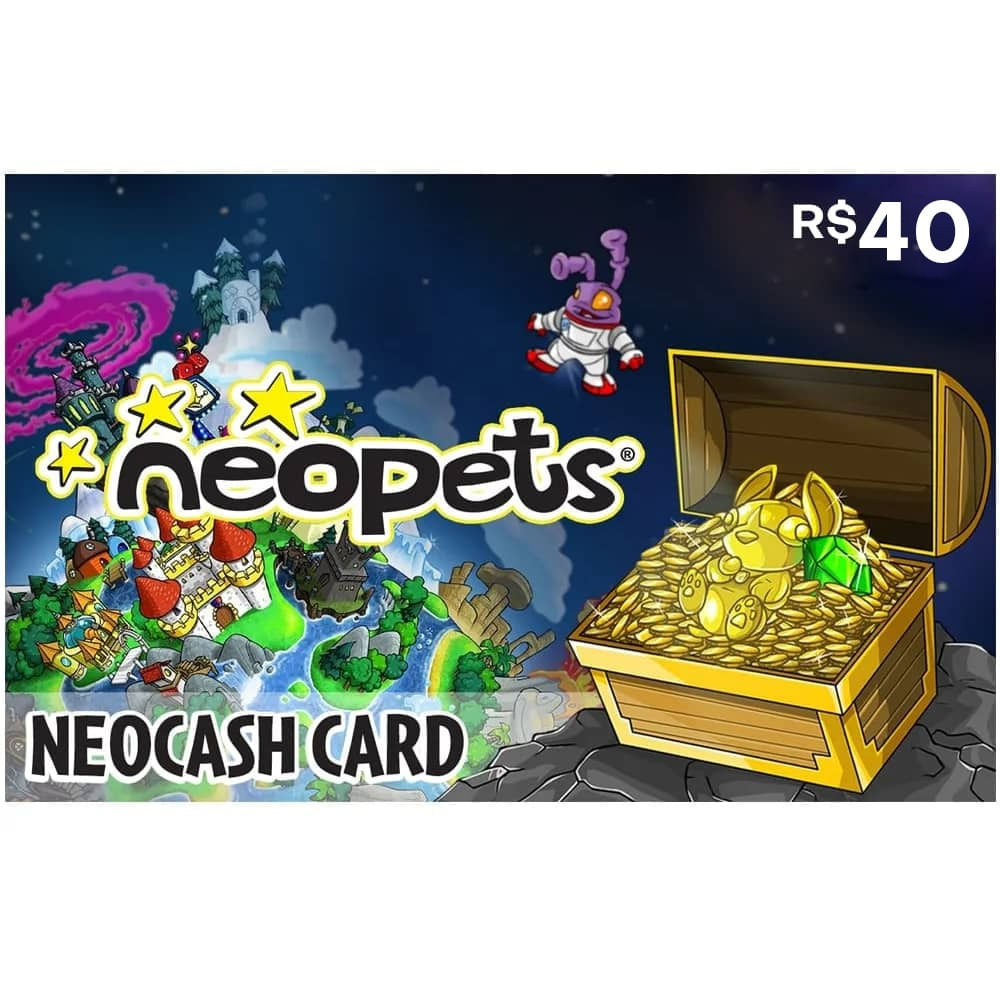 Gift Card Digital Neopets Ylana R$40,00