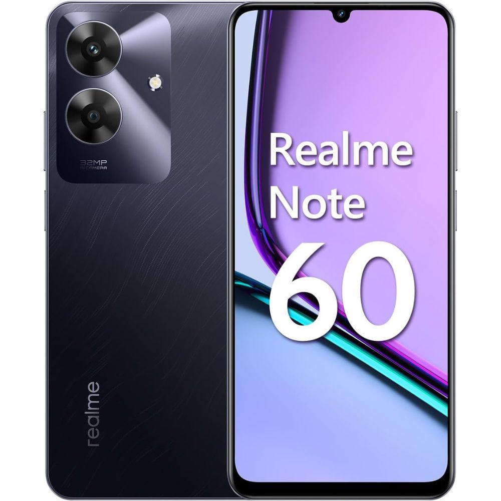 Smartphone Realme Note 60S 128GB 4GB de RAM Preto - Imagem 2