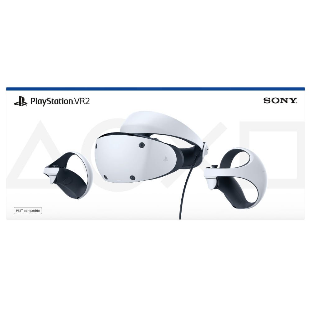 PS5 Headset VR2 Branco e Preto