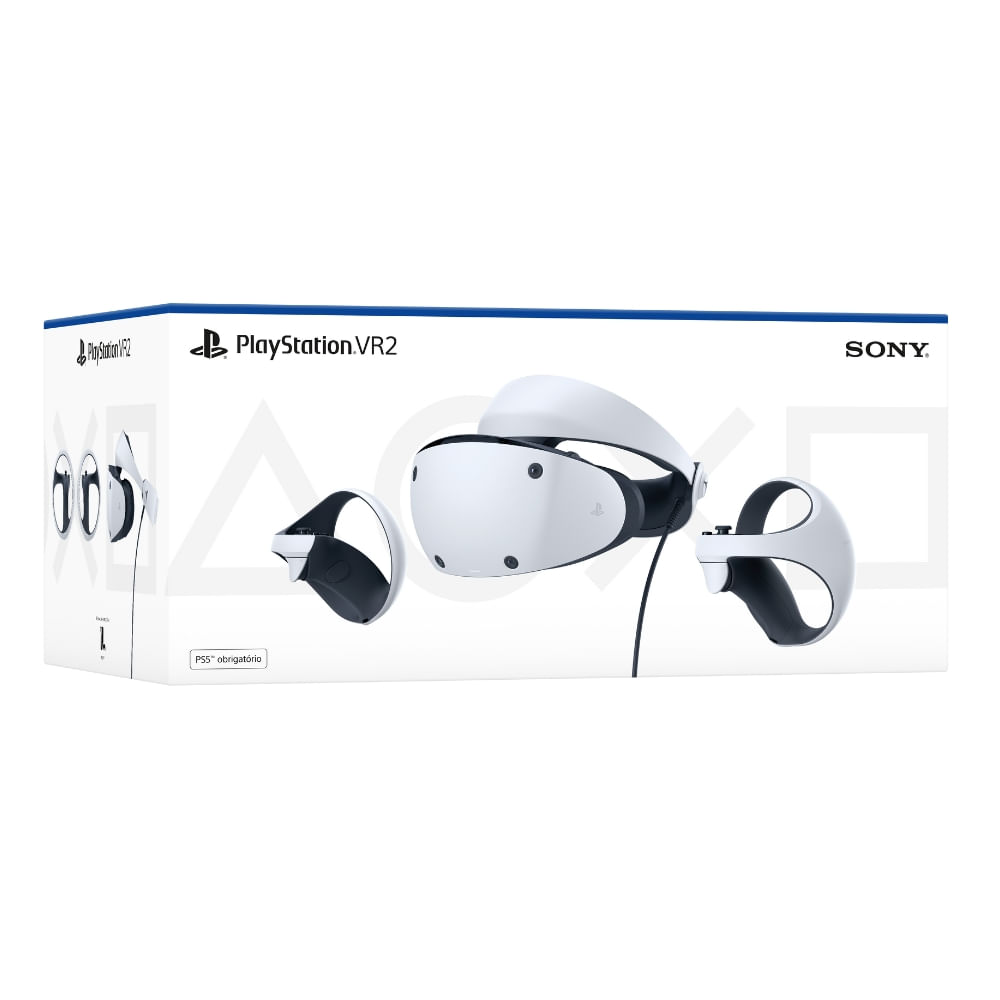 PS5 Headset VR2 Branco e Preto - Imagem 2
