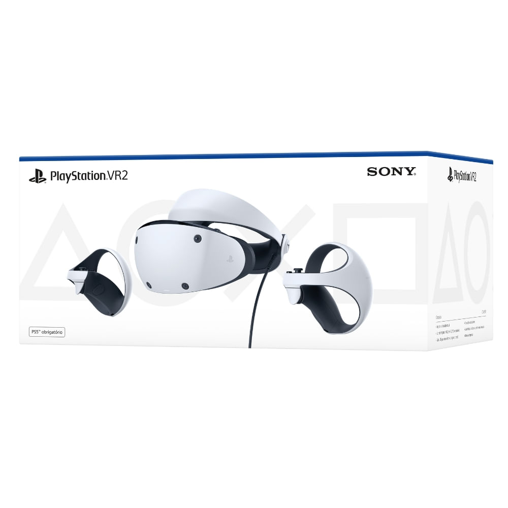 PS5 Headset VR2 Branco e Preto - Imagem 3